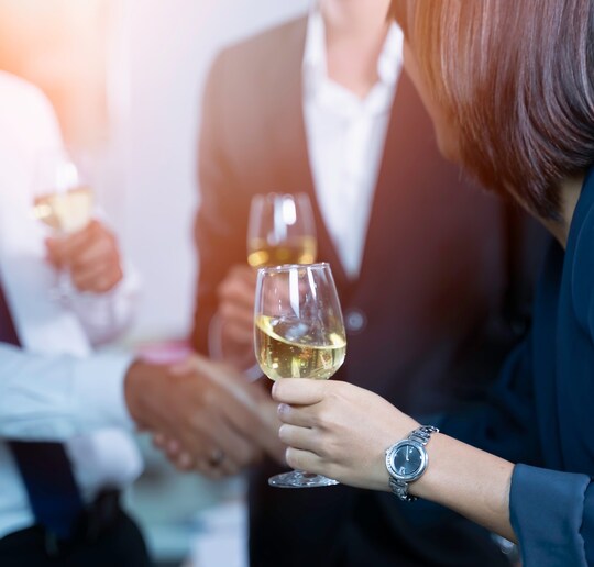 Veranstaltungsraum für Firmenfeier